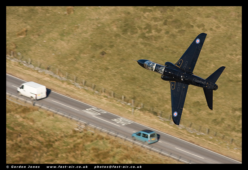 RAF Hawk T1 - 208 Sqn - low level photo