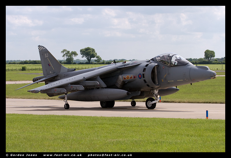 Navy Strike Wing Harrier GR9 (ZD463) - Taxi photo