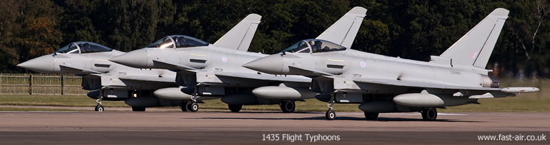 Typhoons depart for the Falklands