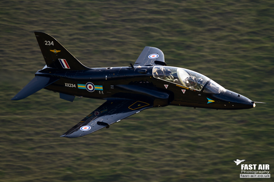 RAF Hawk T1 XX234 208 Sqn low level picture